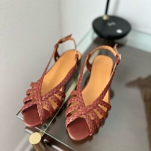 Sezane Nachata Low Sandals US 9 EU 40